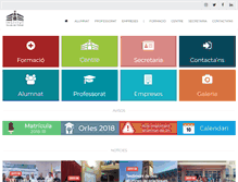 Tablet Screenshot of escoladeltreball.cat