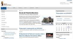 Desktop Screenshot of escoladeltreball.org